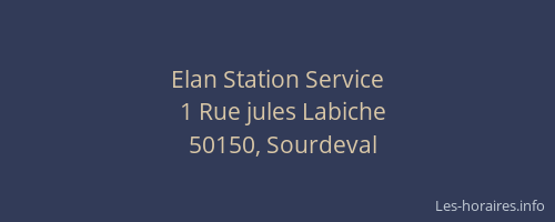 Elan Station Service