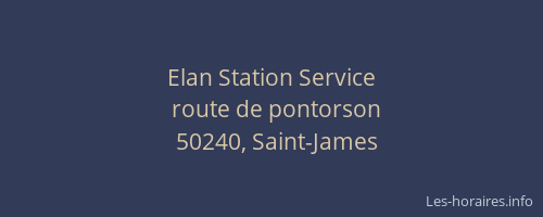 Elan Station Service