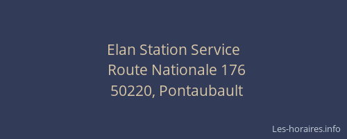 Elan Station Service