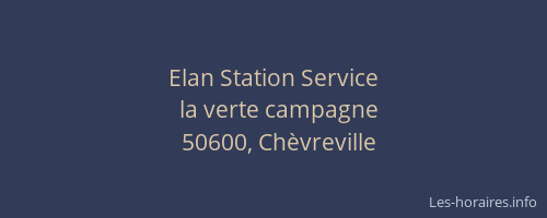 Elan Station Service