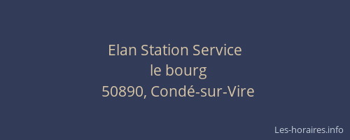 Elan Station Service