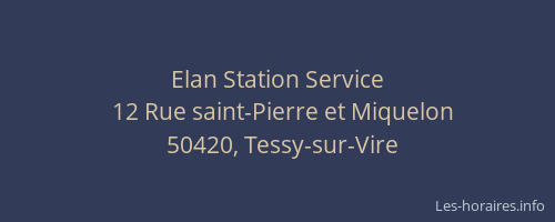 Elan Station Service
