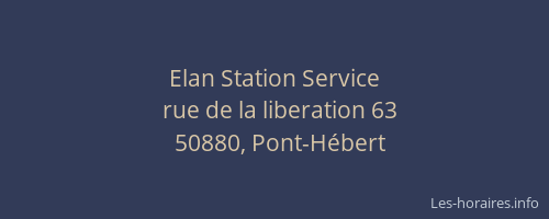 Elan Station Service