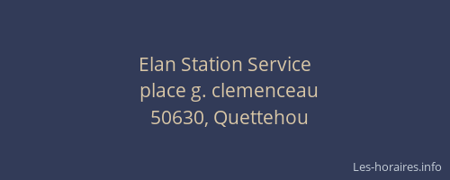 Elan Station Service