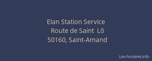 Elan Station Service