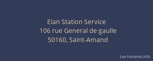 Elan Station Service