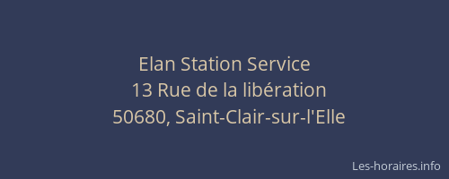 Elan Station Service