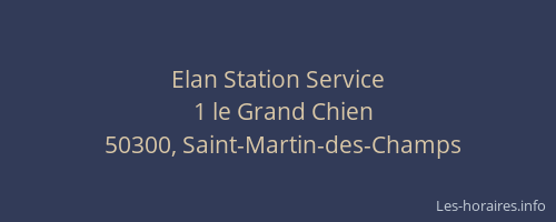 Elan Station Service