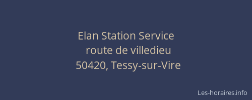 Elan Station Service