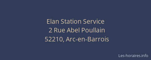 Elan Station Service