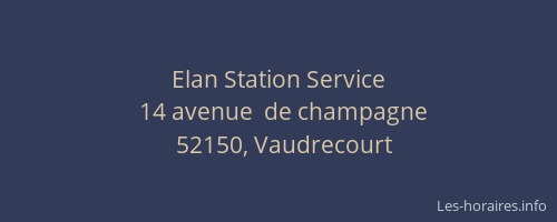 Elan Station Service