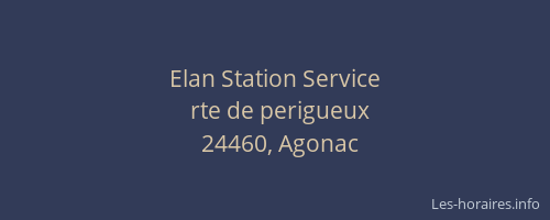 Elan Station Service