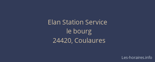 Elan Station Service