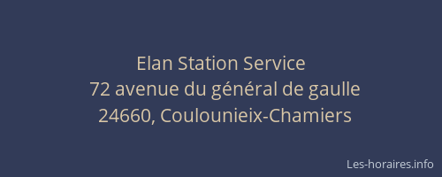 Elan Station Service