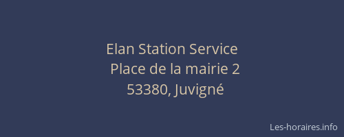 Elan Station Service