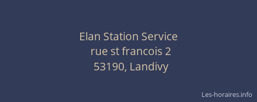 Elan Station Service