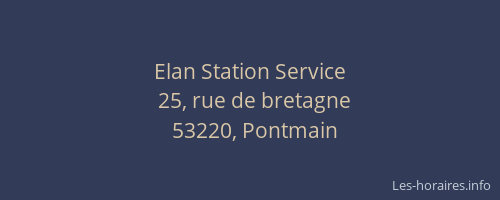 Elan Station Service
