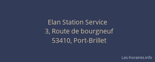 Elan Station Service