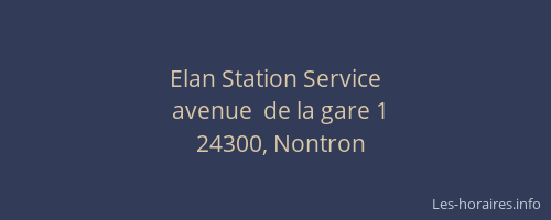 Elan Station Service