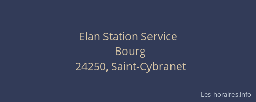 Elan Station Service