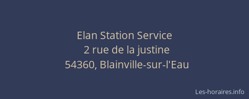 Elan Station Service