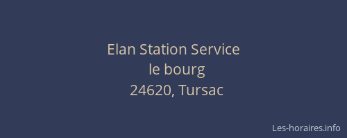 Elan Station Service