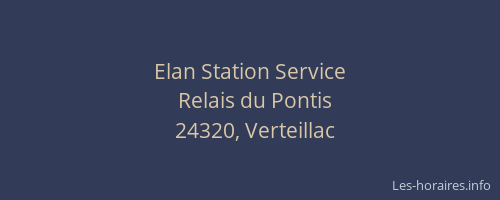 Elan Station Service