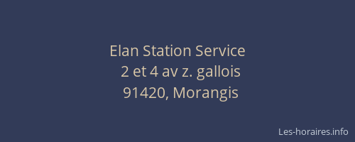 Elan Station Service