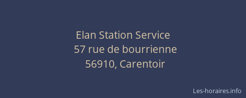 Elan Station Service