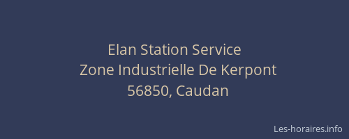 Elan Station Service