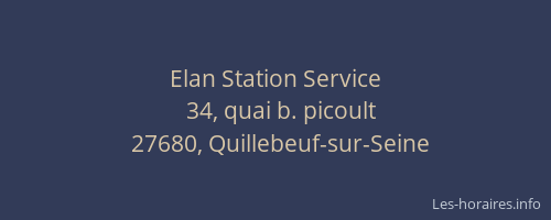 Elan Station Service