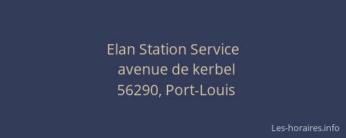 Elan Station Service