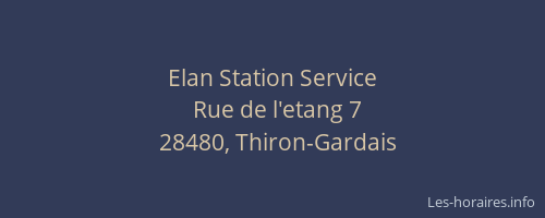 Elan Station Service