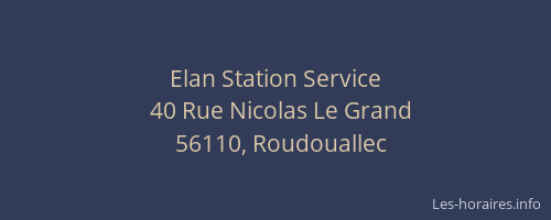 Elan Station Service