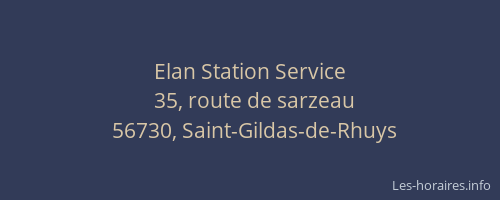 Elan Station Service