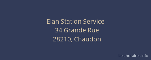 Elan Station Service