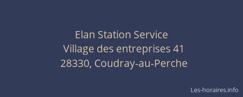 Elan Station Service