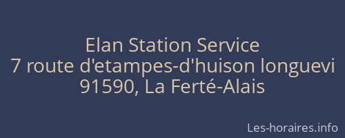 Elan Station Service