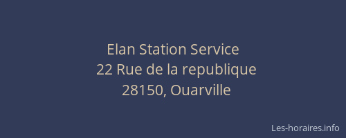 Elan Station Service