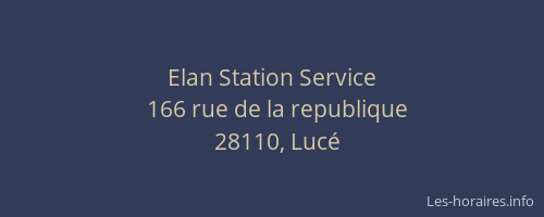 Elan Station Service