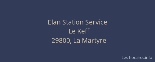 Elan Station Service