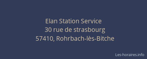 Elan Station Service