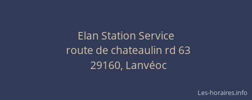 Elan Station Service