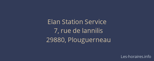 Elan Station Service