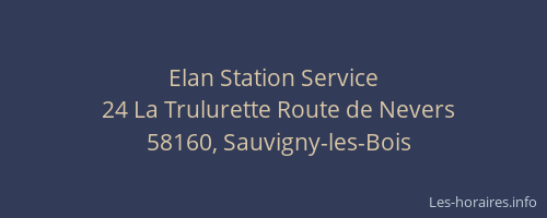 Elan Station Service