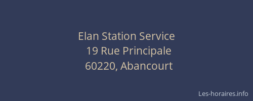 Elan Station Service