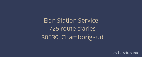 Elan Station Service