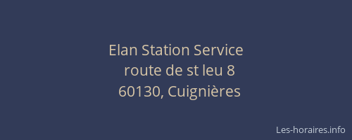 Elan Station Service