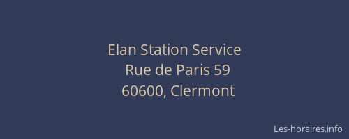 Elan Station Service