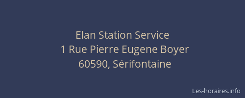 Elan Station Service